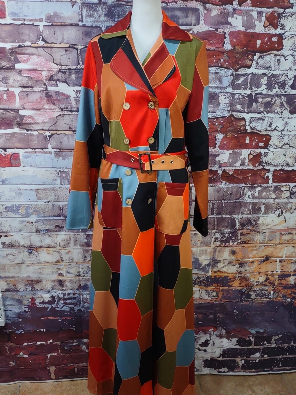 Ursime Double Breasted Long Trench Coat